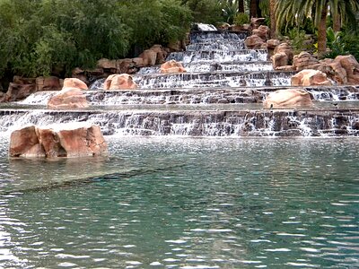 Blue splash nature