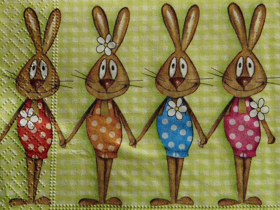 Easter bunny easter bunny family celebration