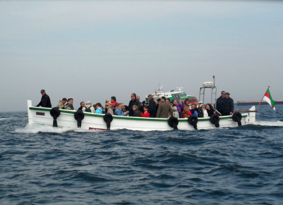 Helgoland boerteboot north sea