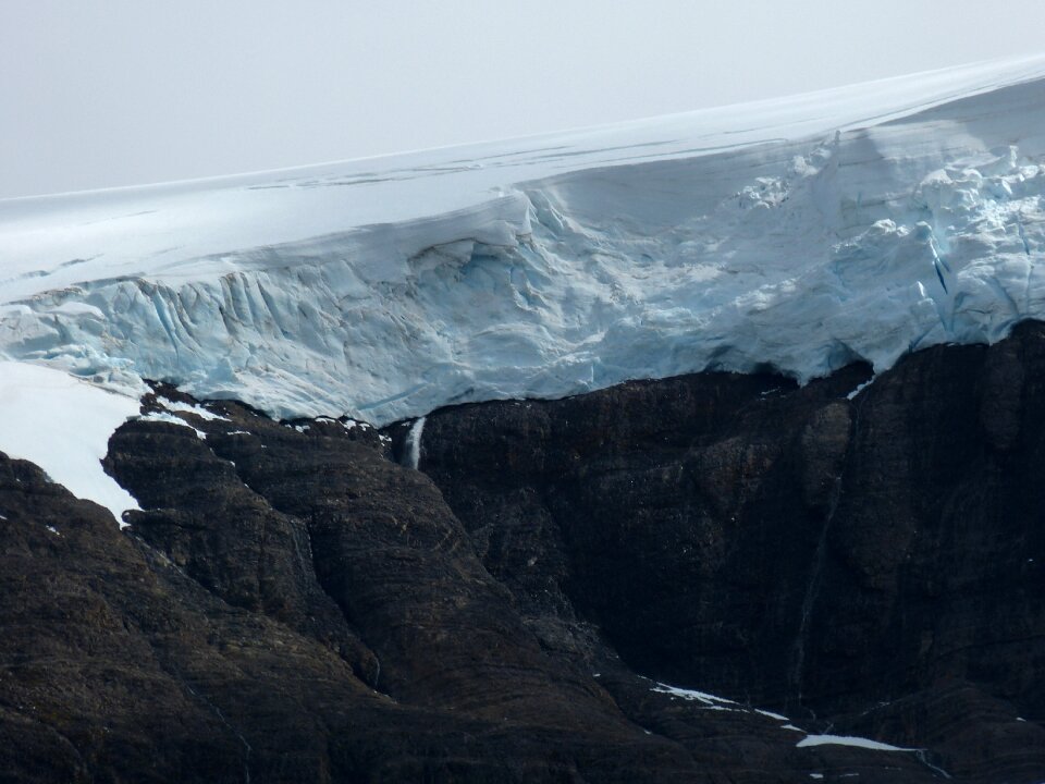 Landscape glacier ice