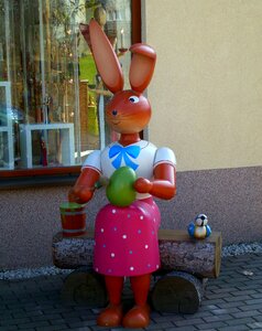 Wood customs easter decoration
