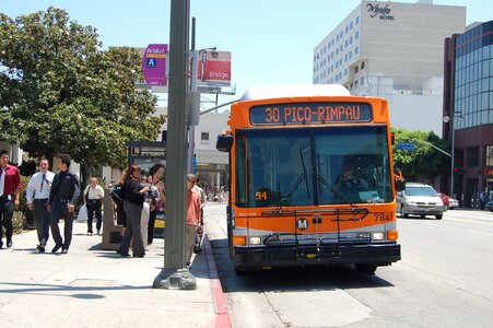 Bus traffic car