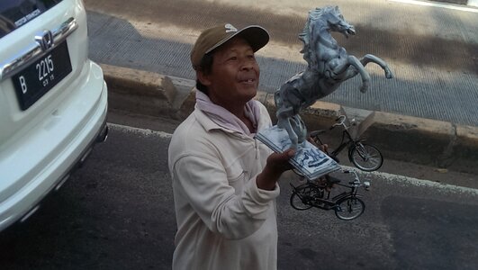 Jakarta street seller