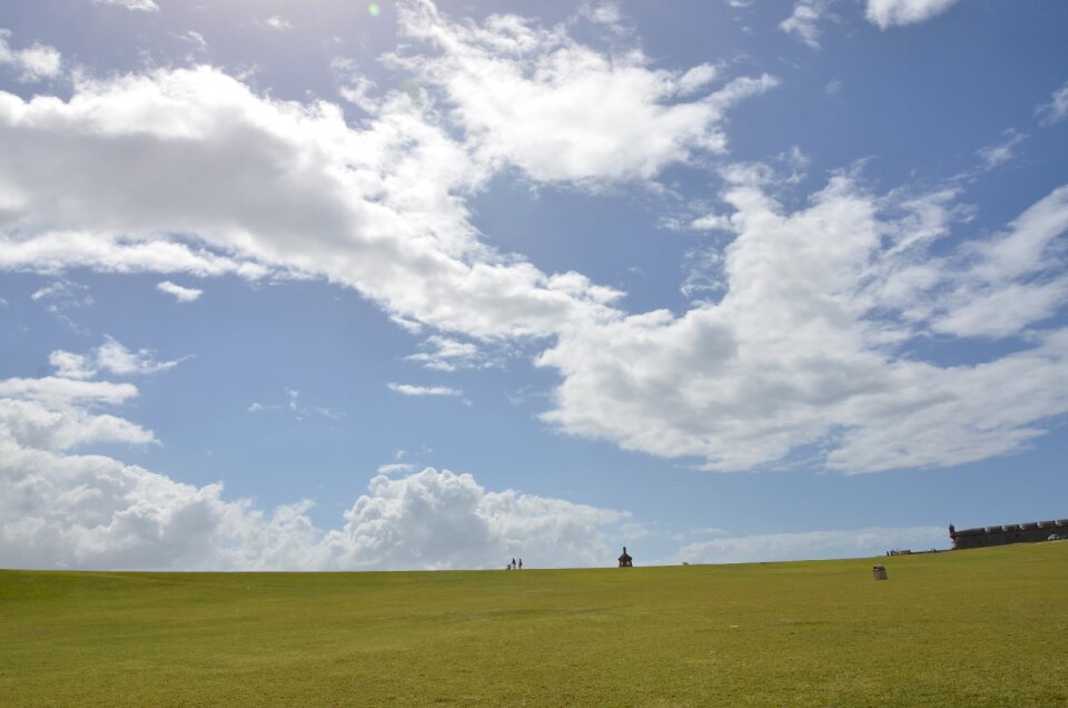 Blue sky and white clouds san juan fresh