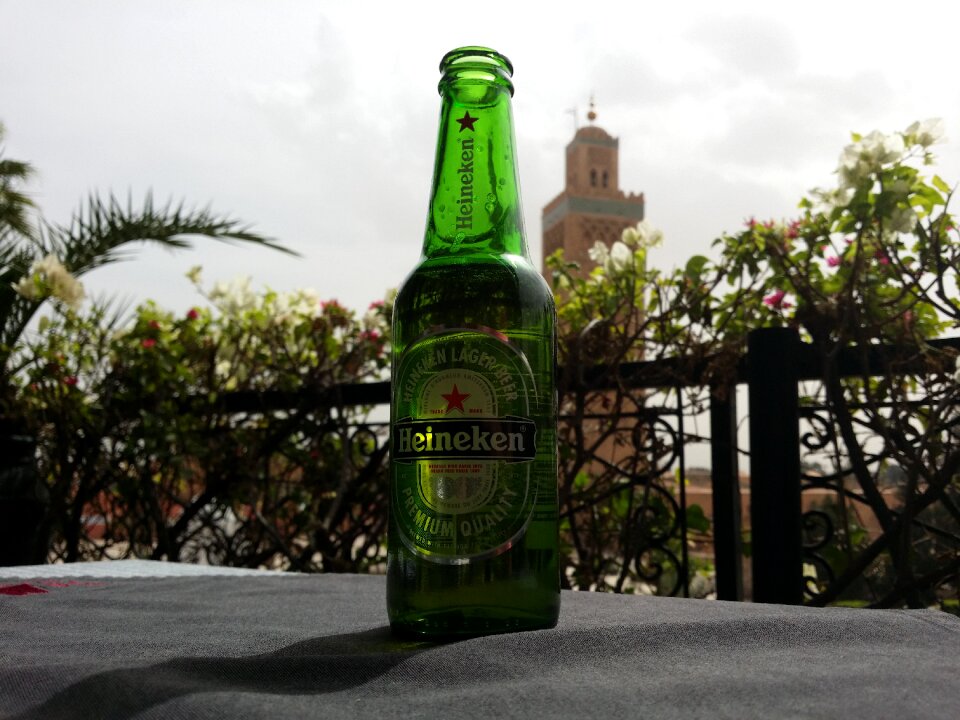 Morocco beer terrace