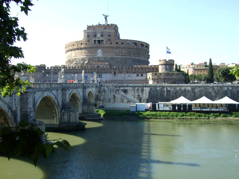 Rome river bridge