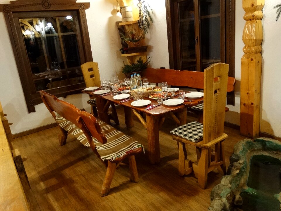Wood in the evening party