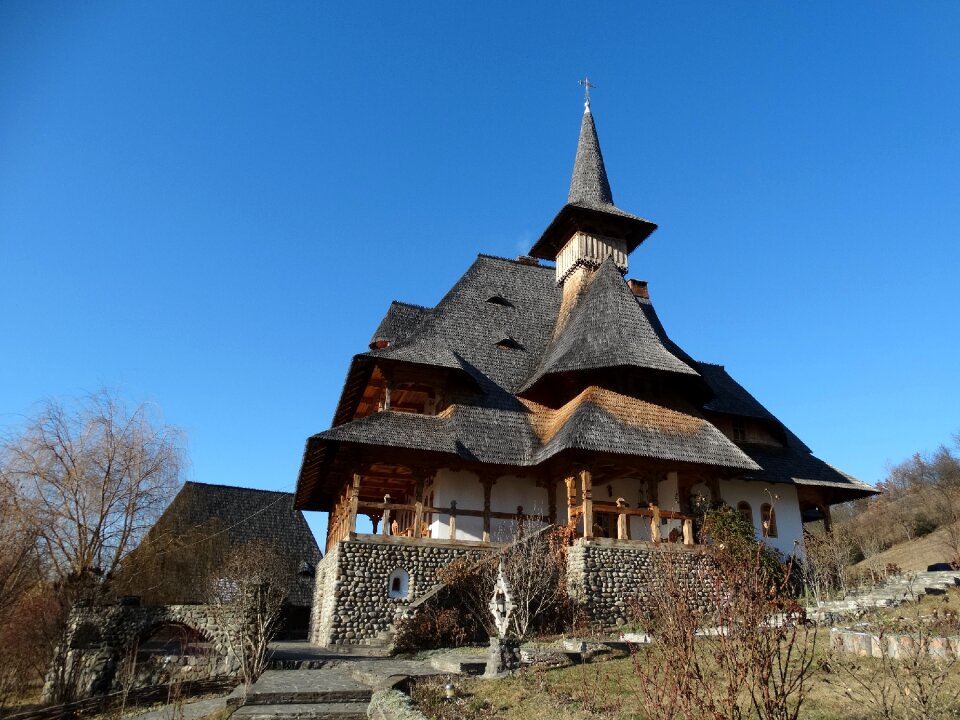 Monastery maramures sunny