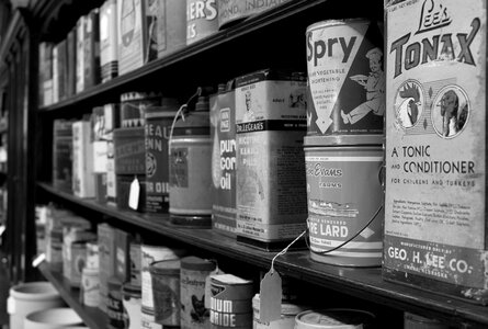 Rustic shelf logo