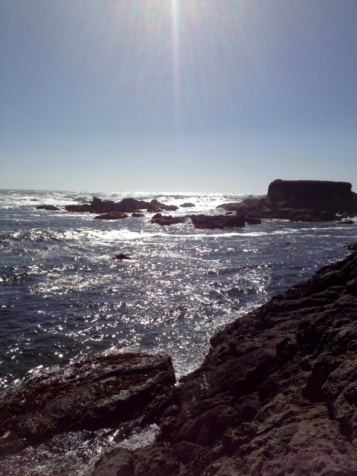 Rocks sea ocean photo