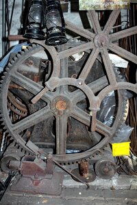 Historic machine drive steel