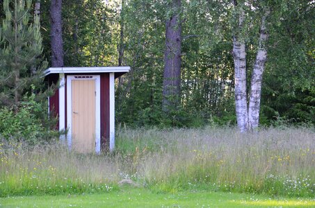 Norrland outhouse swedish photo