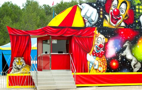 Marquee show circus tent