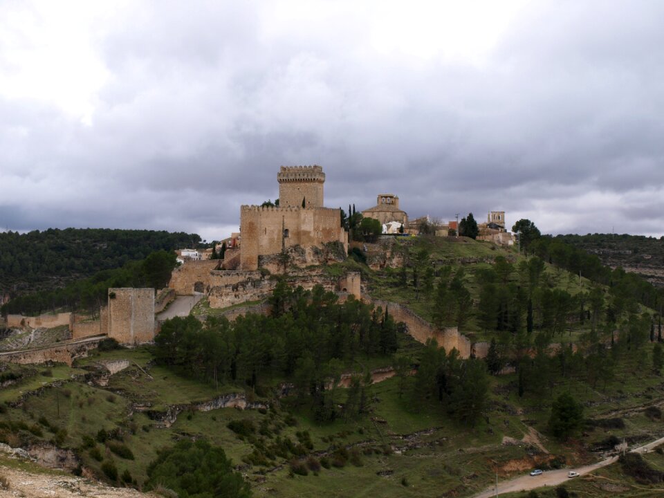 Medieval fortress alarcon photo