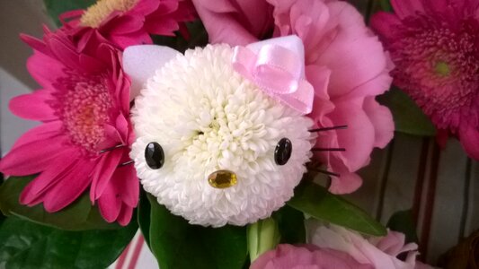 Hello kitty no ohanabatake flower wedding bouquet