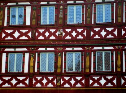 Architecture franconian timber-frame hauswand
