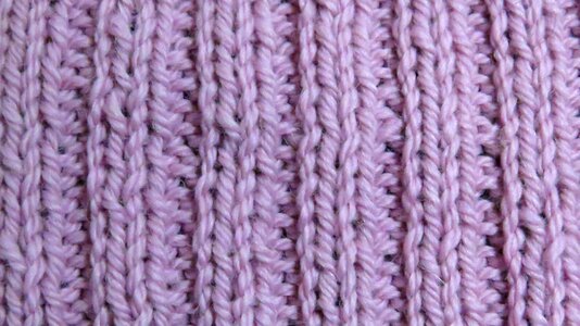 Handmade knitting textile