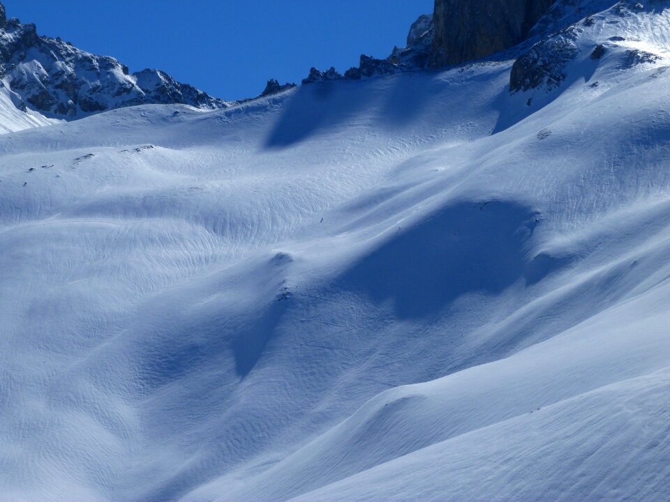 Alps winter snow