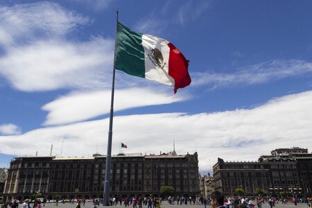 Flag socket mexico photo