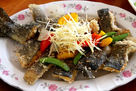 Taiwanese cuisine deep fried fish sweet and sour fish