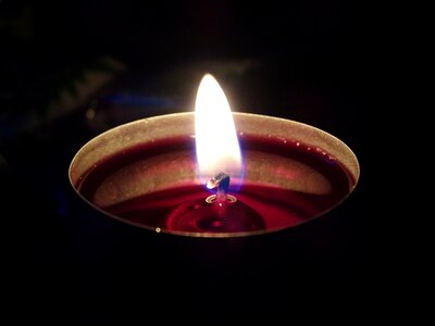 Light prayer candles photo