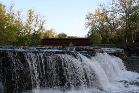 Waterfall water