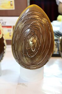 Chocolate egg easter photo