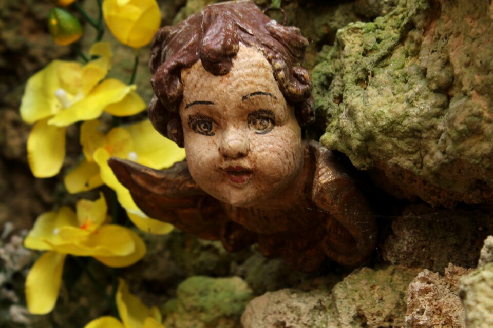 Faith statue angel figure