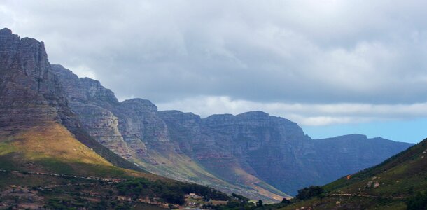 Table mountain cape town south africa photo