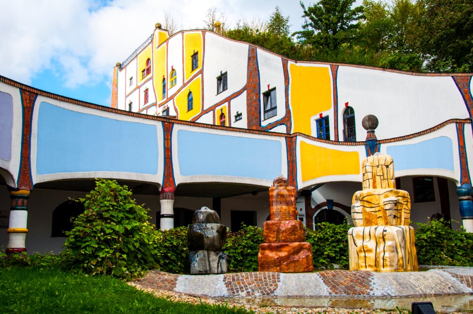 Architecture bad blumau hotel entrance