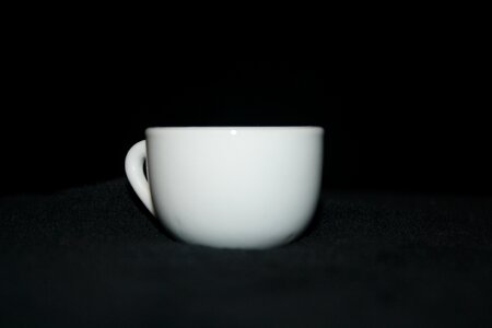 Black tea black cup photo