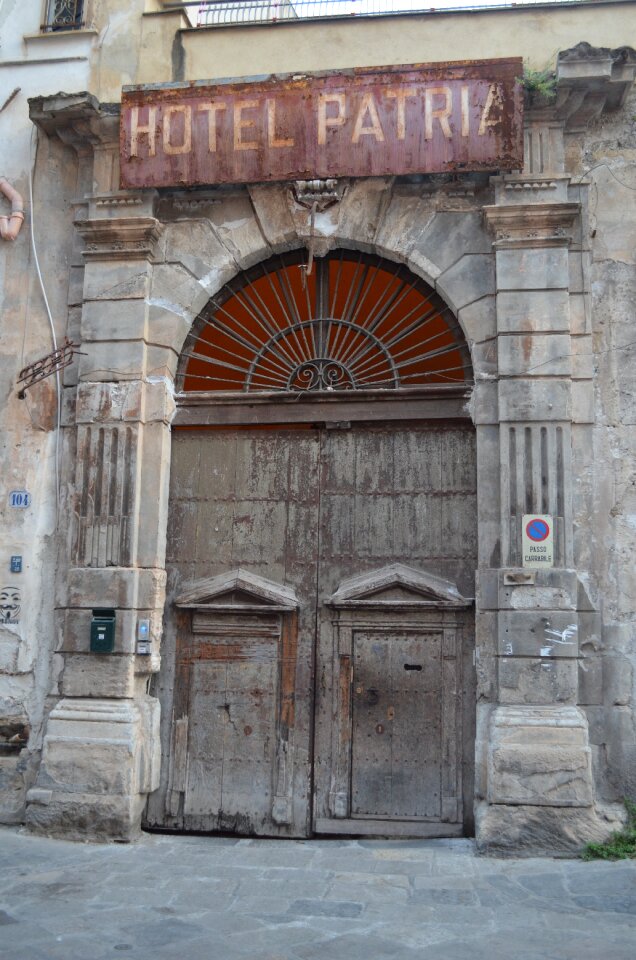 Old gate iron goal