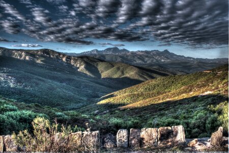 Sky mood mountains photo