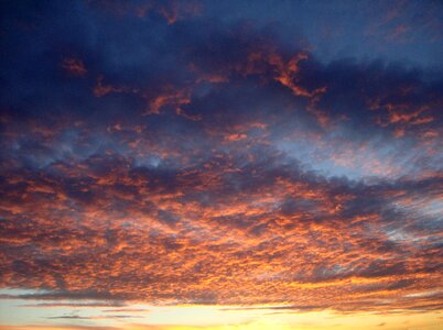 Clouds dawn sky