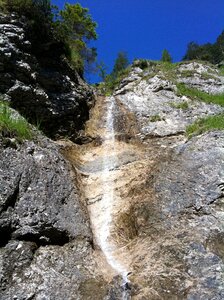 Austria mountain waterfall