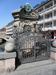 Pegnitz museum bridge meat bridge
