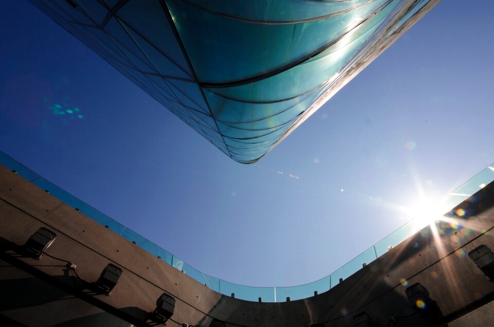 Arc sunshine blue sky
