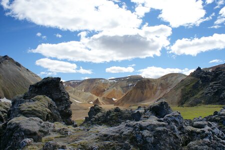 Iceland landscape mountain photo