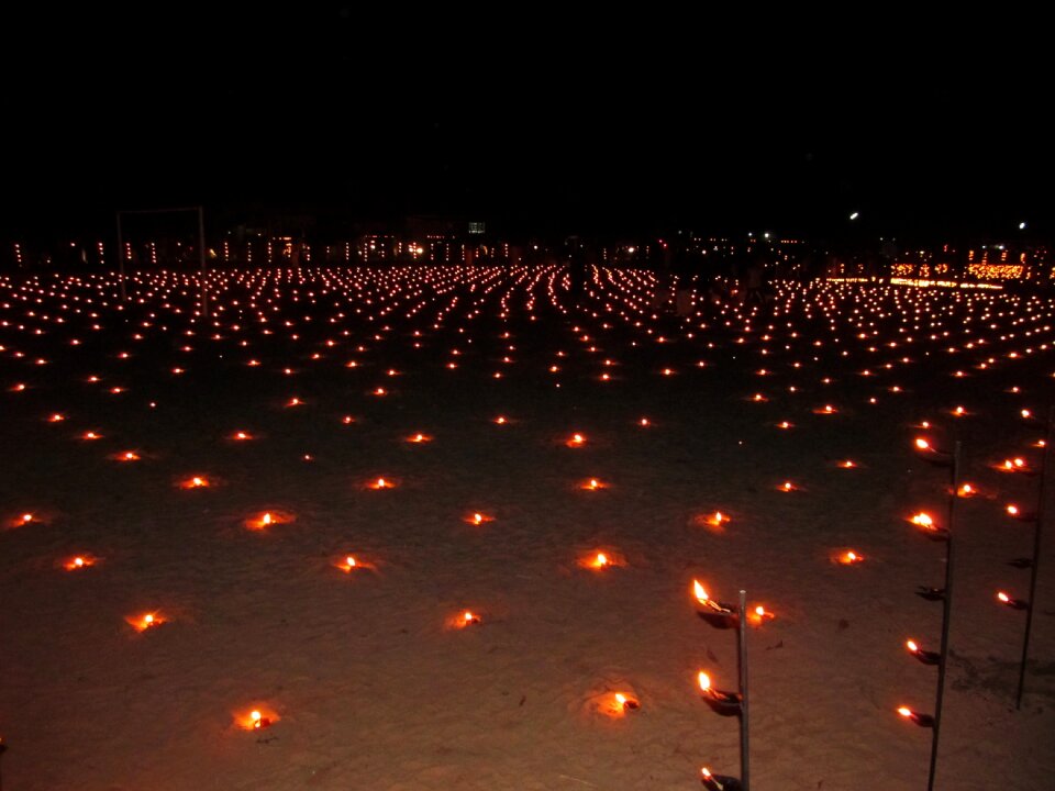 Festival oil lamps india