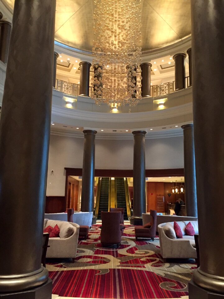 Luxury stylish brown hotel