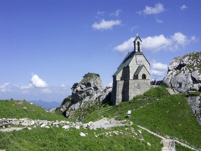 Bavaria chapel landscape photo