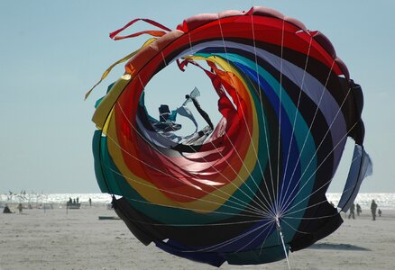 Berck-plage wind sky photo