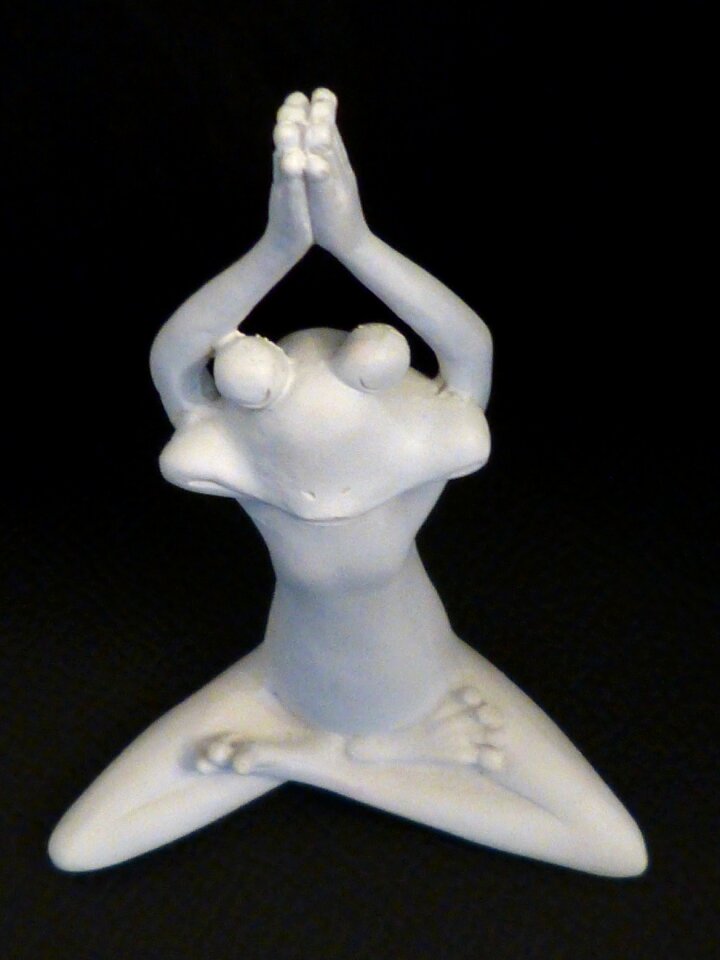 Yoga sculpture decorative