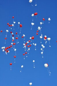 Sky balloons blue