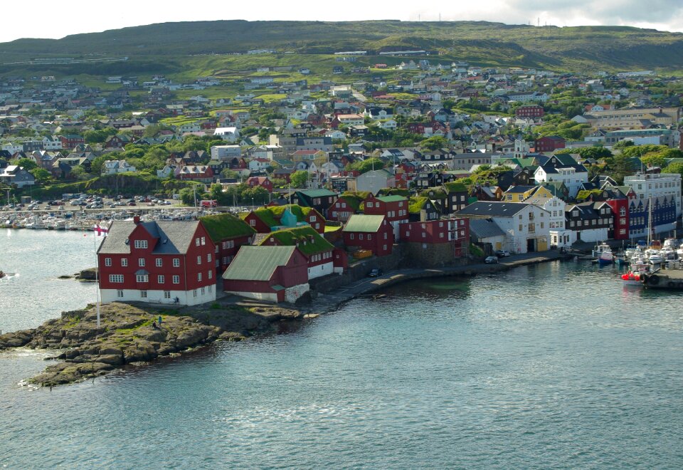 Thorshavn port boats