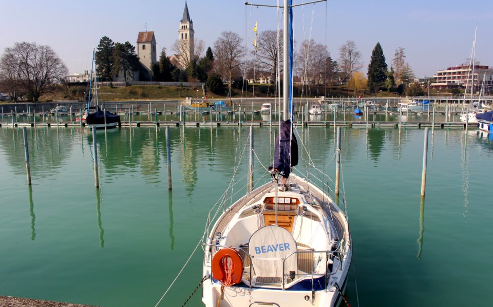 Boat harbour lake constance romanshorn