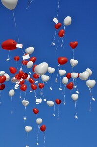 Sky balloons blue