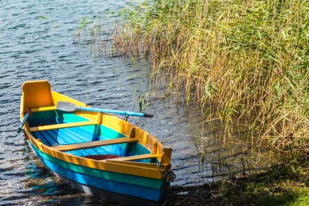 Nature lake landscape photo