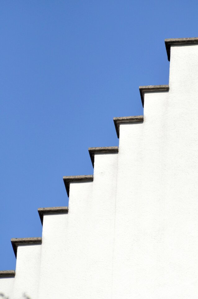 Forms blue sky