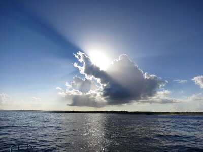 Blue sky sky horizon photo